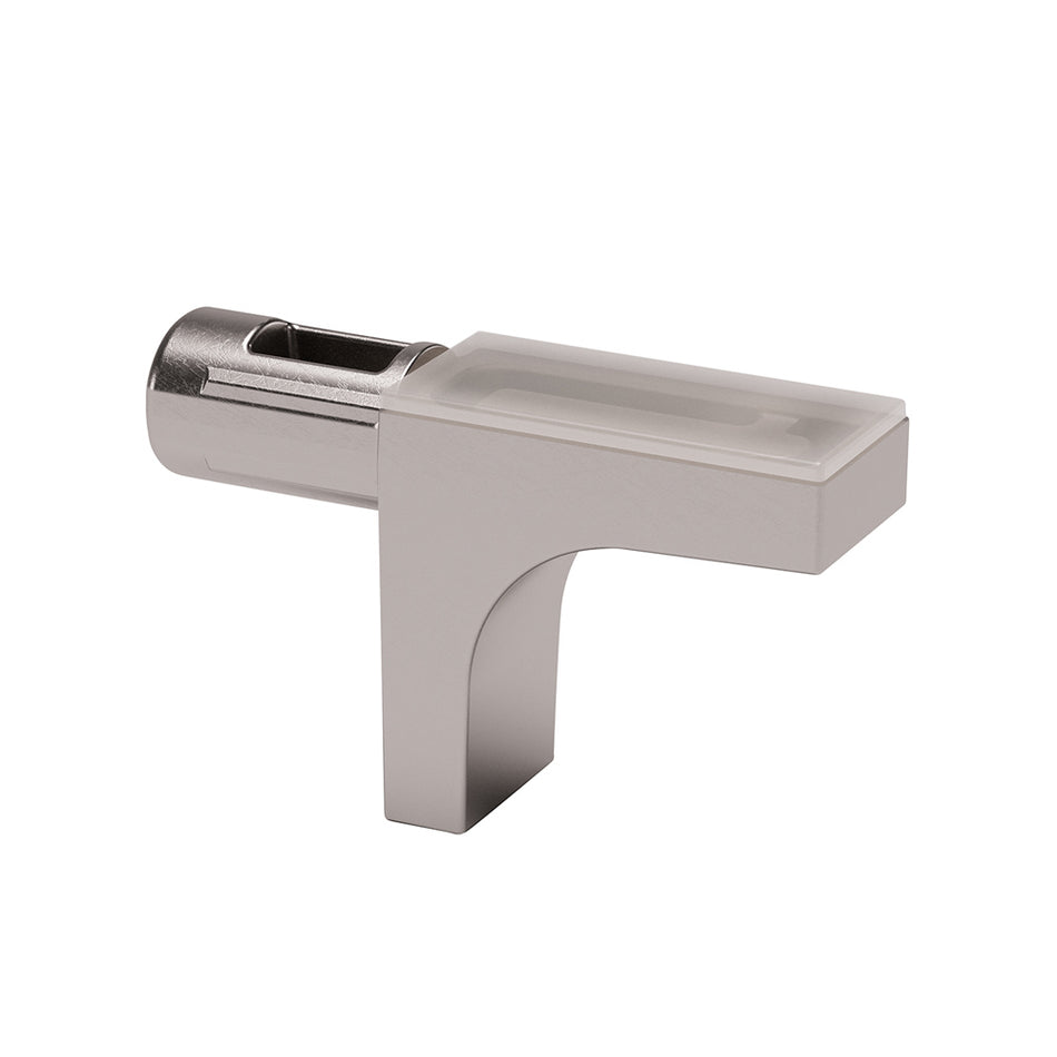 Glass Italiana Ferramenta Shelf support K-LINE w/Italiana Ferramenta Pin Ø5 w/rubber pad 0,5mm Nk