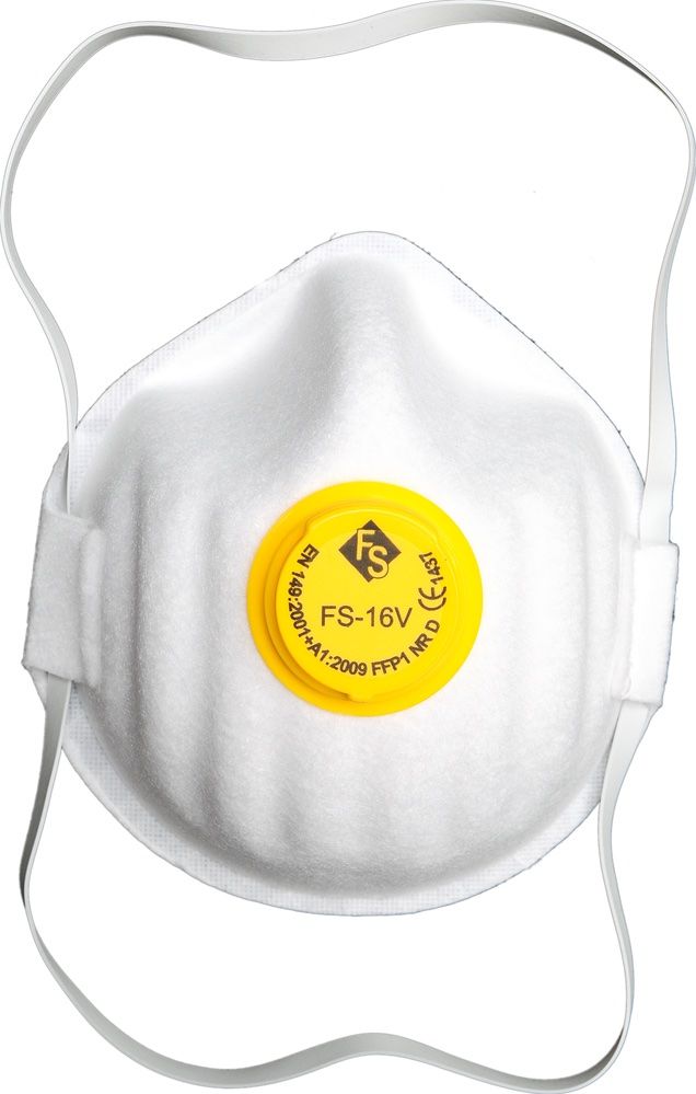 YATO Disposable Dust Masks With Valve 3Pcs Set