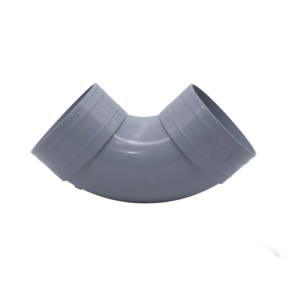 Atlas UPVC Elbow 110mm x 90 Degree - Per Pcs