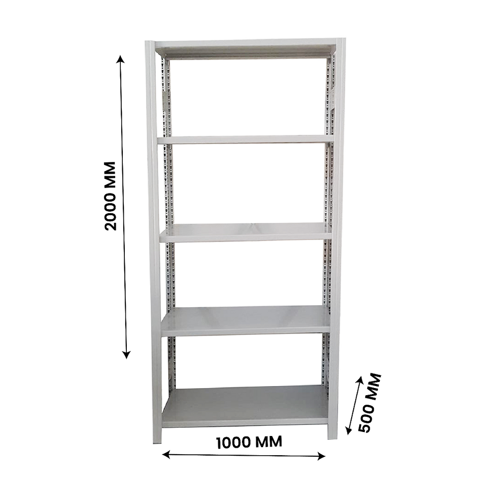 AST Bolt Free Shelves 100 Kg/Level HR Steel Powder Coated