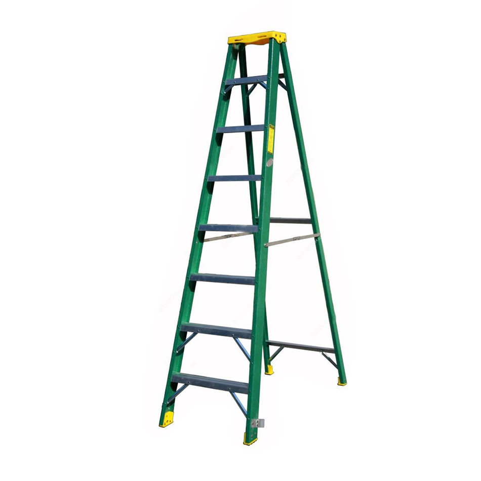 Penguin Fiberglass Single Sided Step Ladder 2.3 Mtrs 150 Kg Weight Capacity 8 Steps