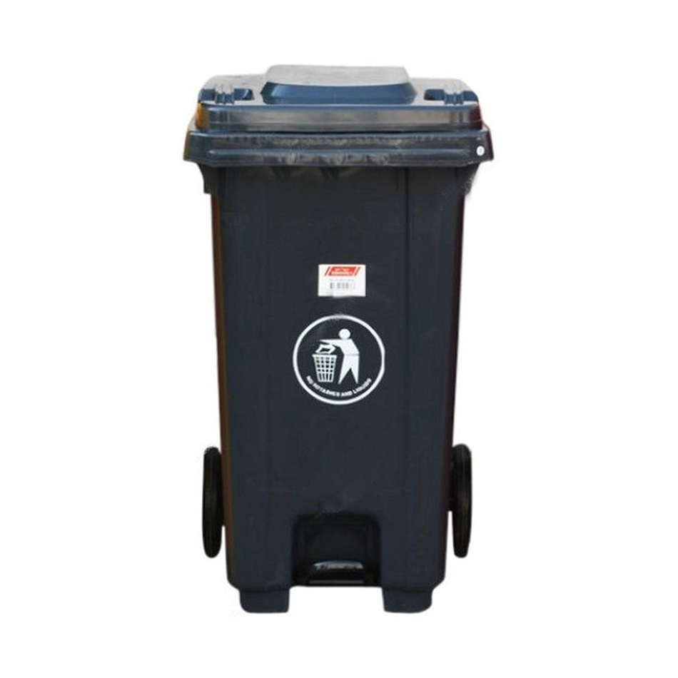 Brooks Pedal Waste Bin BKS-PDL-087 100 Ltrs HDPE Grey