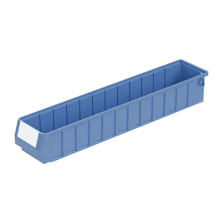 Bito RK Polypropylene Handling Bins (Light Blue 600 x 117 x 90mm) 16 Pieces