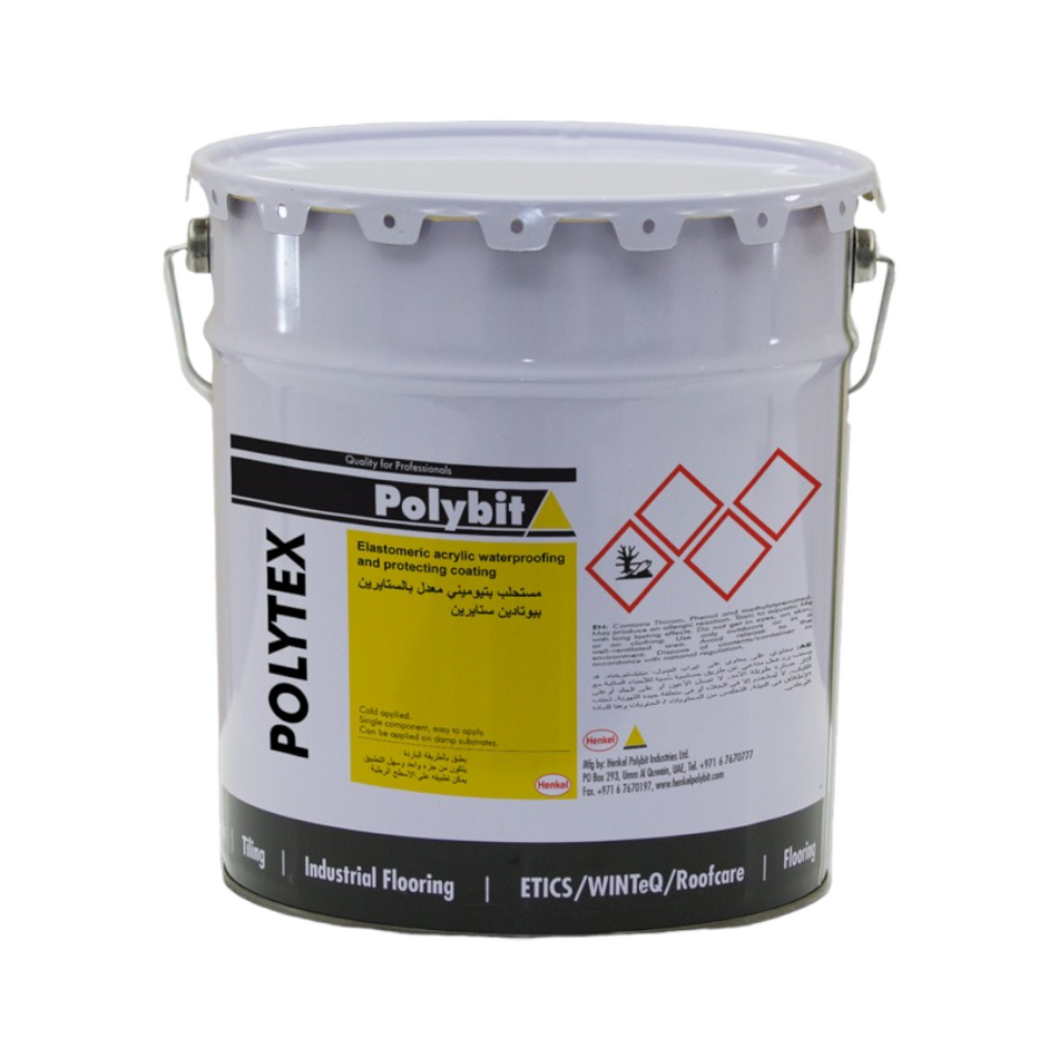 Henkel Polybit Polytex White Acrylic Coating 20L