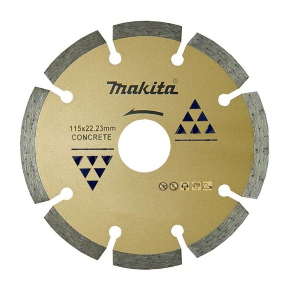 Makita Segmented Diamond Blade Dry 115mm Gold