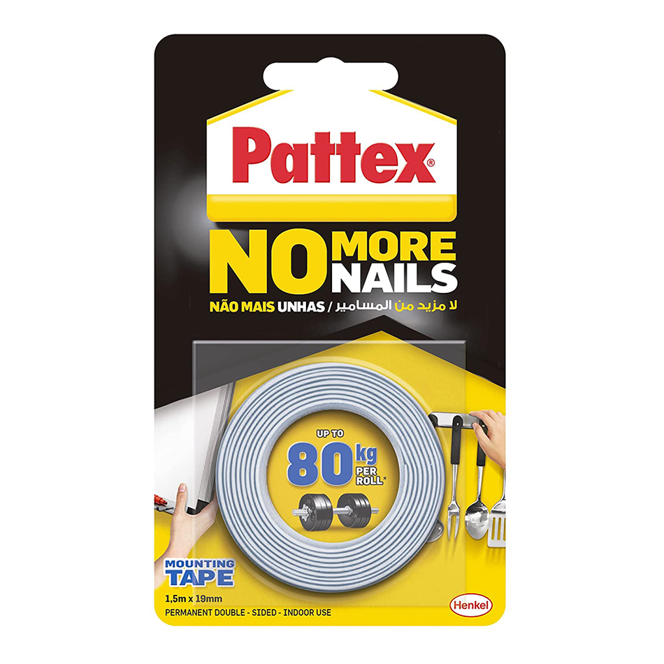 Henkel Pattex Double-Sided Mounting Tape - Adhesion Strength 80 Kg