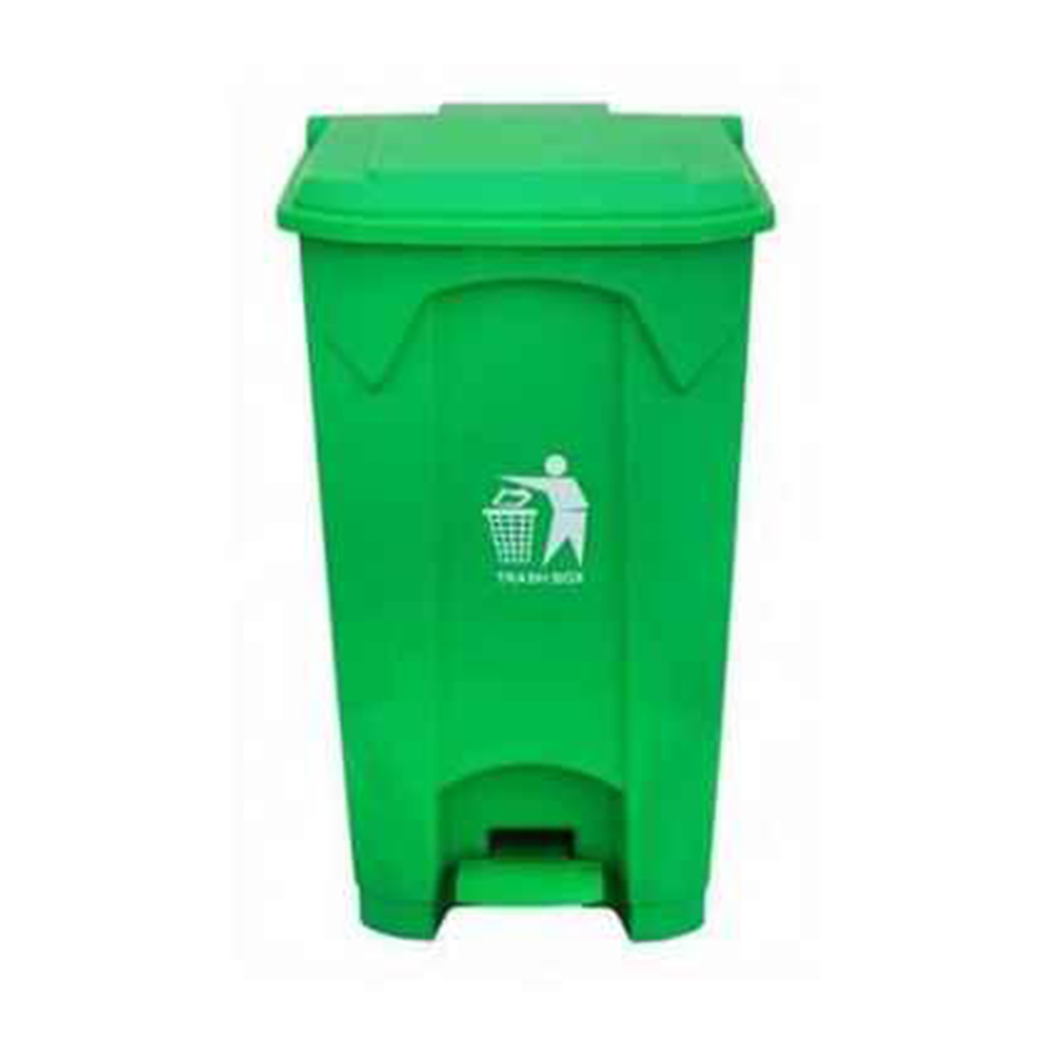 Brooks Pedal Waste Bin BKS-PDL-1188 80 Ltrs Green