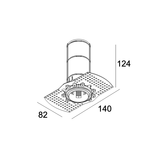 Delta Light Mounting Kit Spy 39 Trimless in