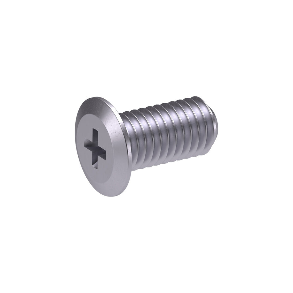 Italiana Ferramenta Screw flat head PZ2 M6x12mm Zk