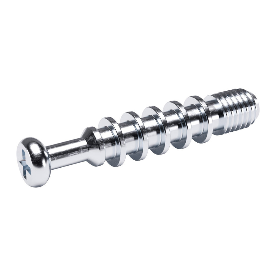 Italiana Ferramenta Threaded  bolt for cams Ø7 M6 l=28.5mm Zk