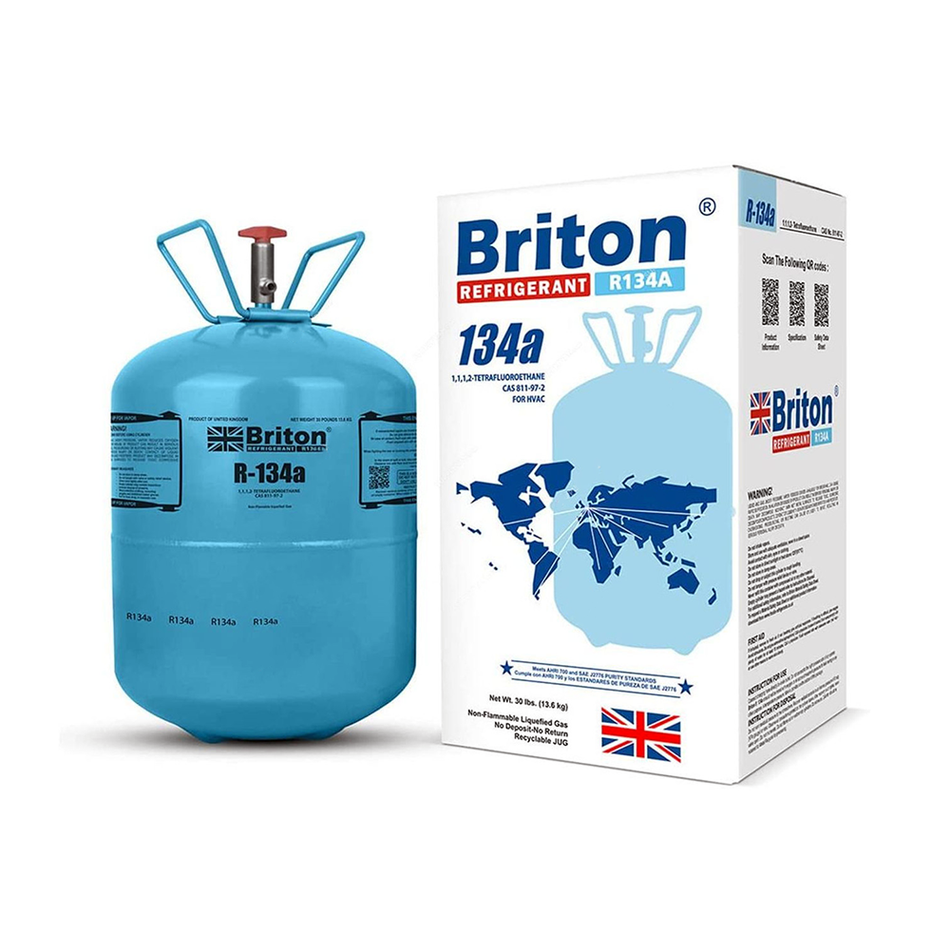 Briton Refrigerant GasBR-R134A 13.6 Kg Blue