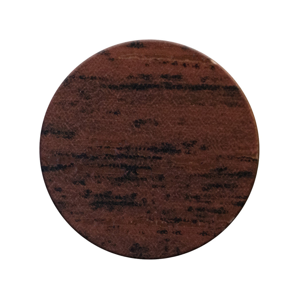 Italiana Ferramenta Adhesive cover cap Ø9 walnut 6080 plr 2