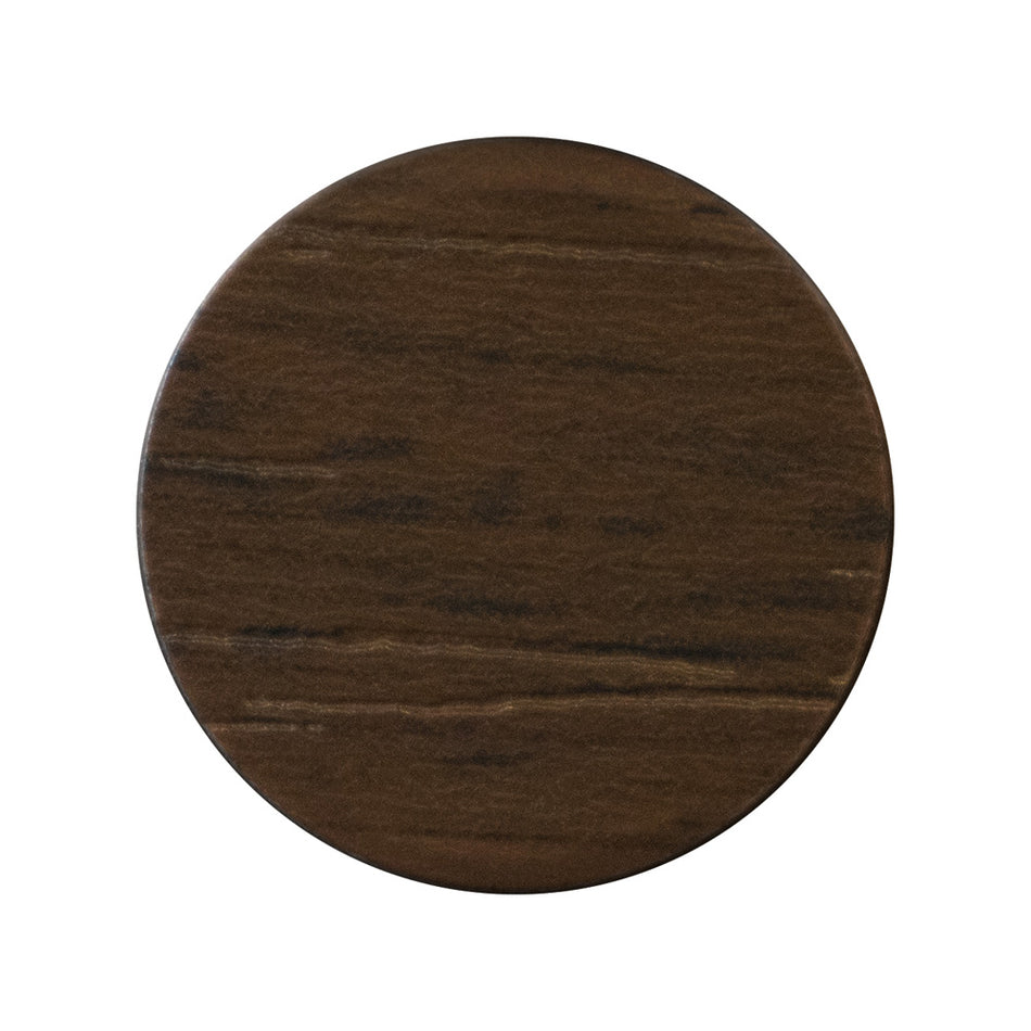 Italiana Ferramenta Adhesive cover cap Ø13 walnut 6074 plr2