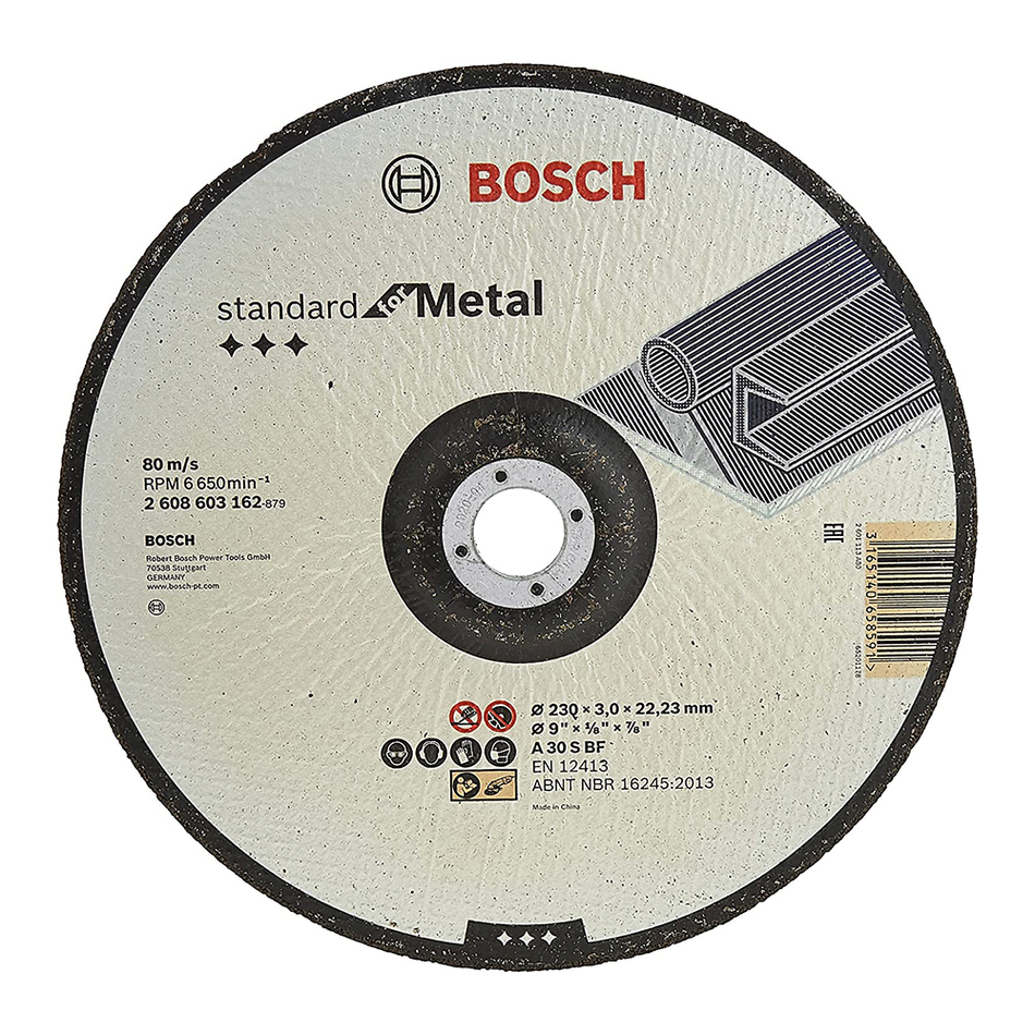 Bosch Standard Metal Cutting Disc 230mm