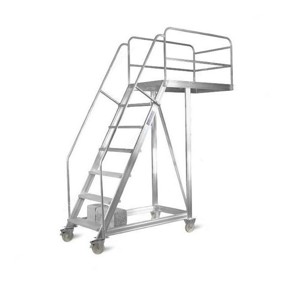 Topman 10 Steps Aluminium Cantilever Staircase Ladder CSAL10 250 Kg