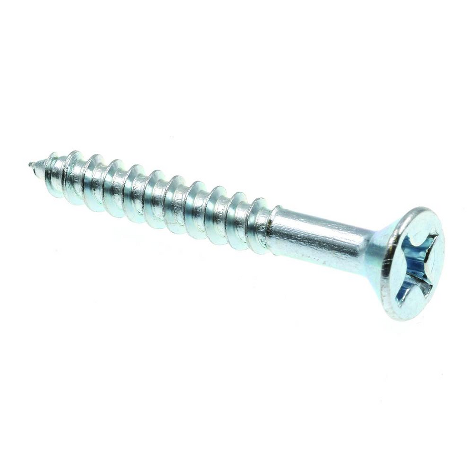 Zinc Plated Wood Screw 10 X 1 1/2"