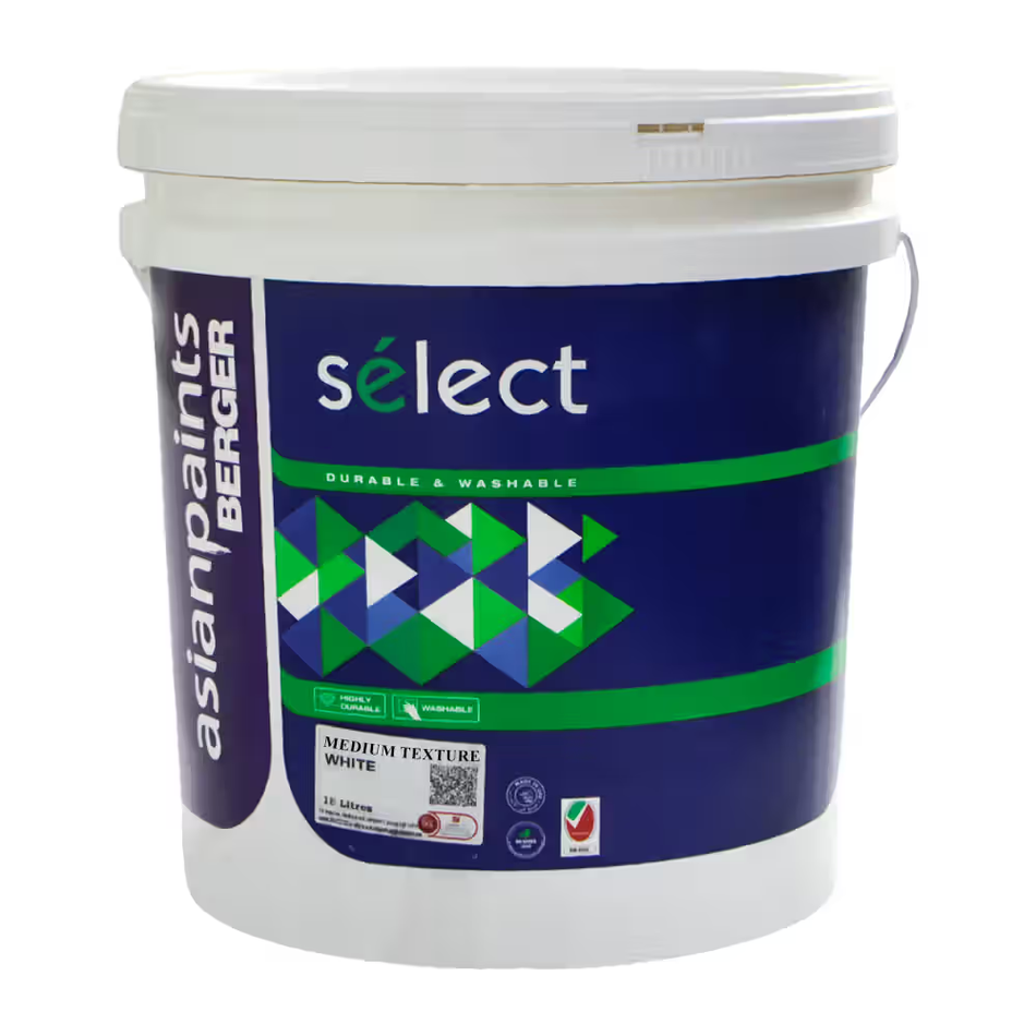 Asian Paints Berger Select Medium Texture 18L Off White