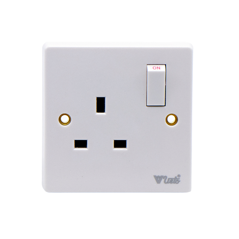 MK Electric  Single Socket Switch 13A Waterproof