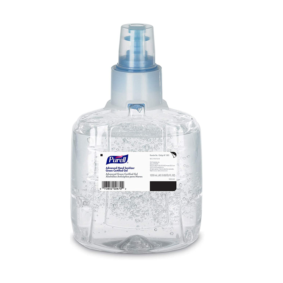 Purell Advanced Gel Hand Sanitizer Transparent 1200 ml 2.38 Kg