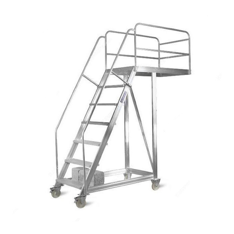 Topman 9 Steps Aluminium Cantilever Staircase Ladder 50 Kg