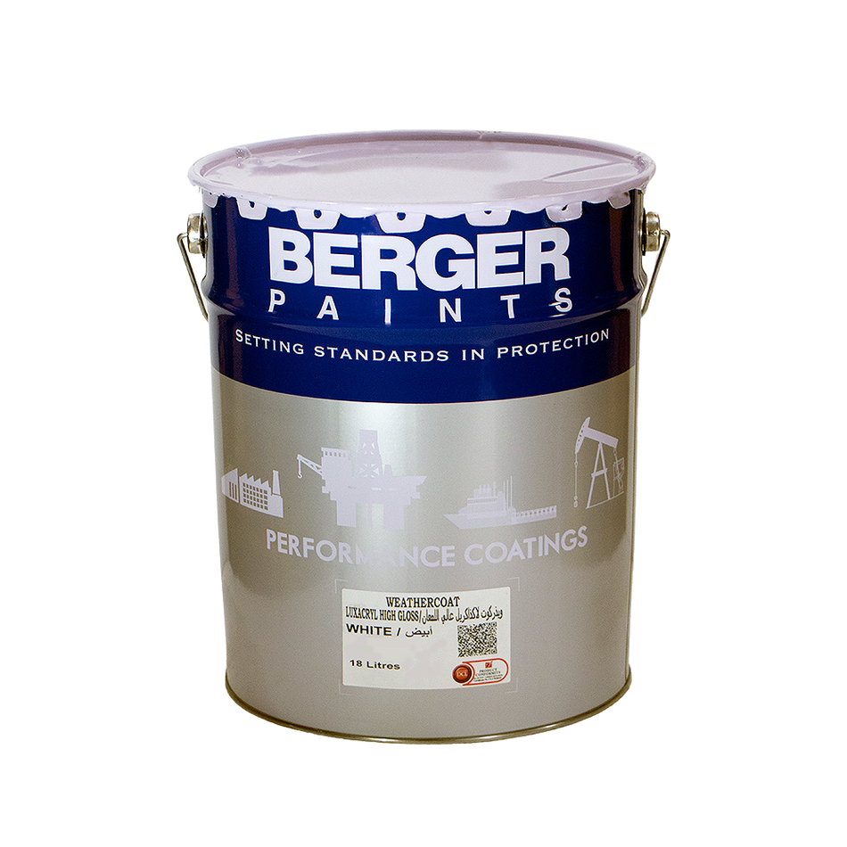 Asian Paints Berger Weathercoat Luxacryl High Gloss 18L 08E49N