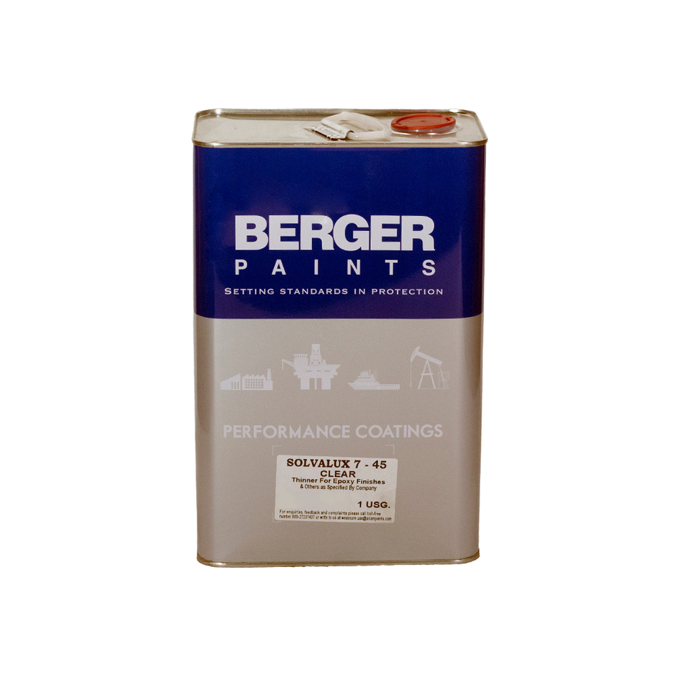 Asian Paints Berger Solvalux 7 45 Epoxy Thinner 1 Usg