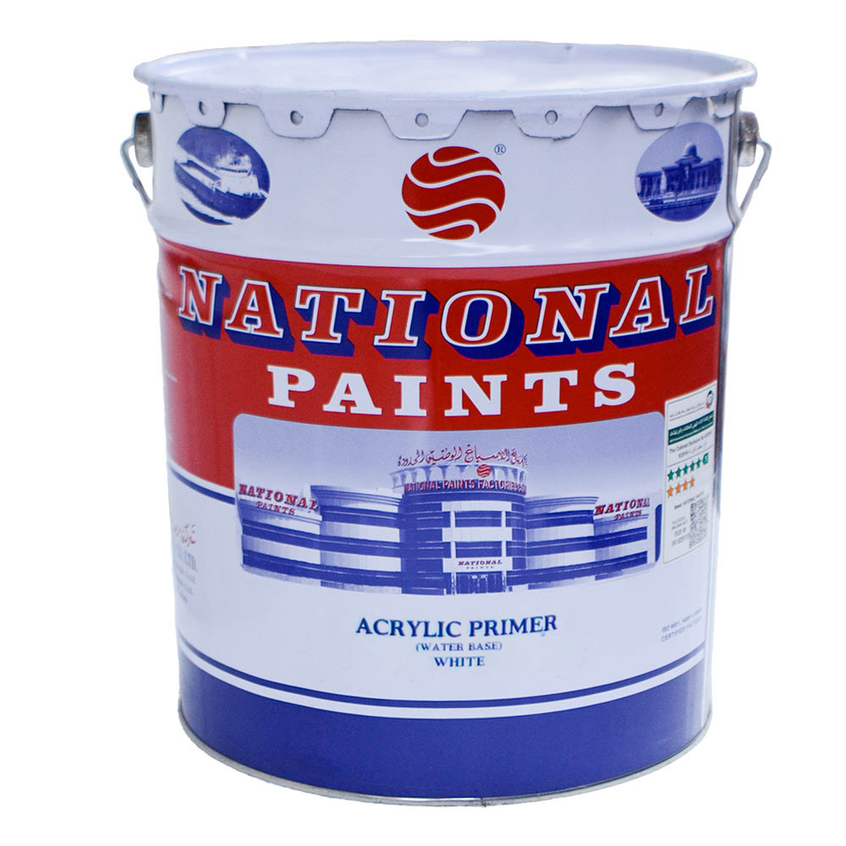 National Paints Acrylic Primer 18L White