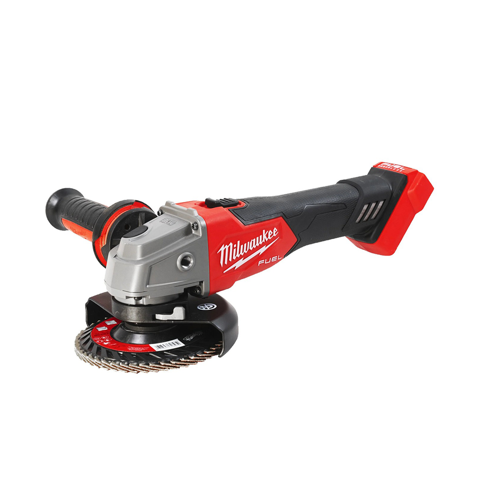 Milwaukee M18 Braking angle grinder with slide switch 18v M18fsag125xb-ox MLW4933478429