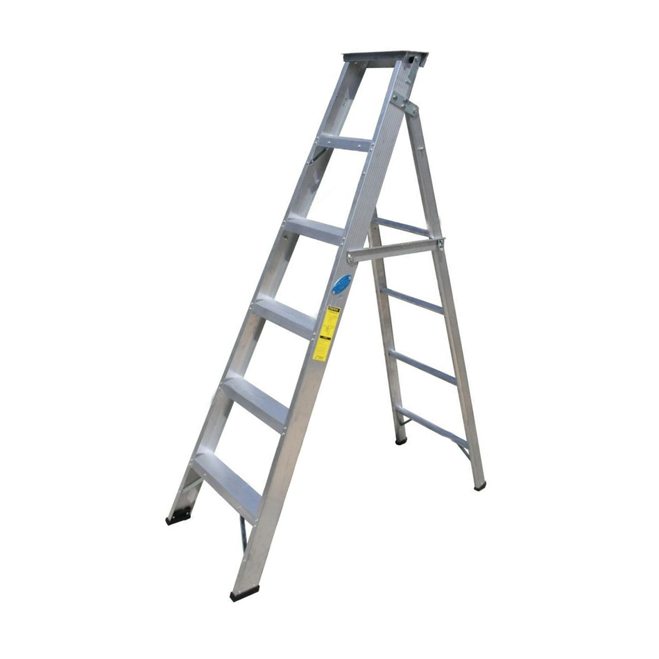 Penguin Two-in-One Step Ladder 1.6-2.8 Mtrs 150 Kg Weight Capacity 6 Steps