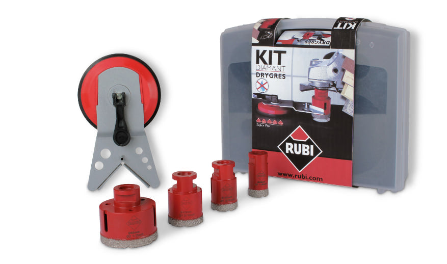 Rubi Drygres Diamond Drill Bit Kit Pack of 4