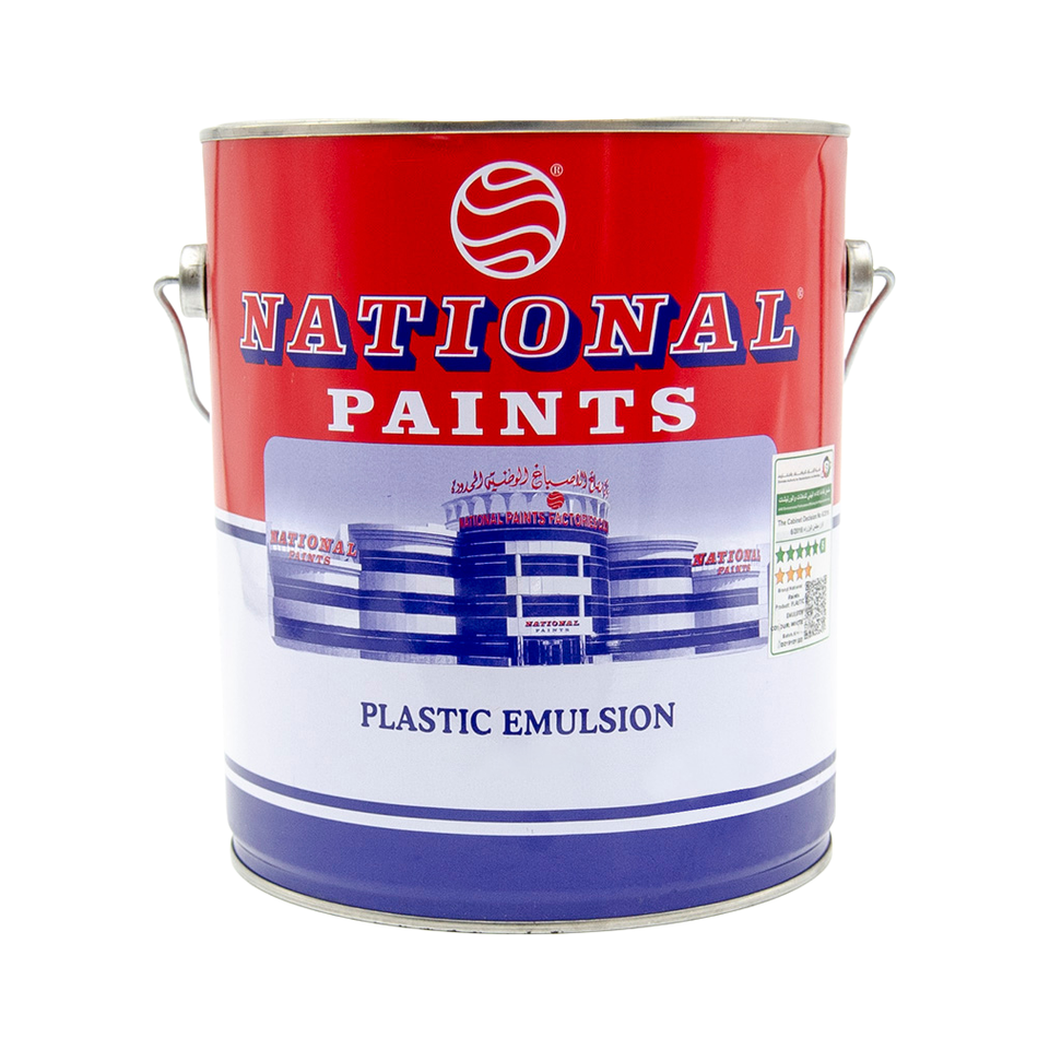 National Paints Plastic Emulsion 3.6L 200 Dyro Grey