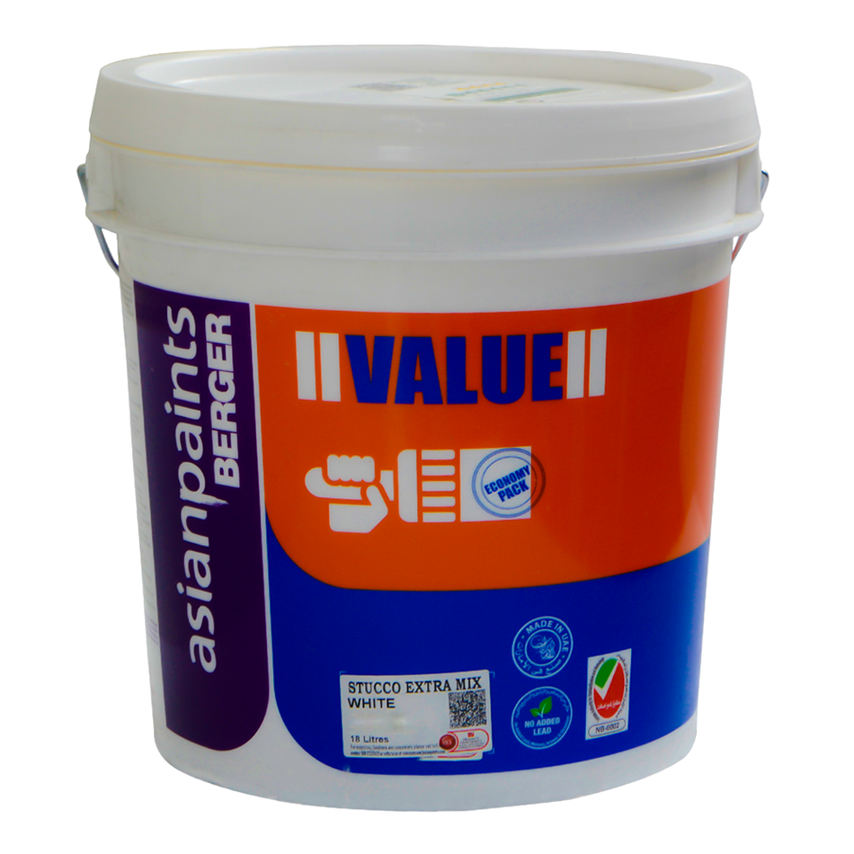 Asian Paints Berger Stucco Filler 18L White