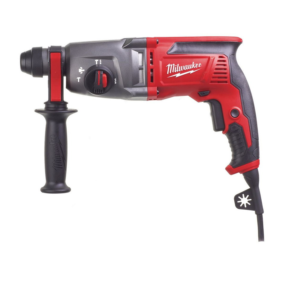 Milwaukee SDS-Plus Hammer 26mm 3 Mode with Fixtec