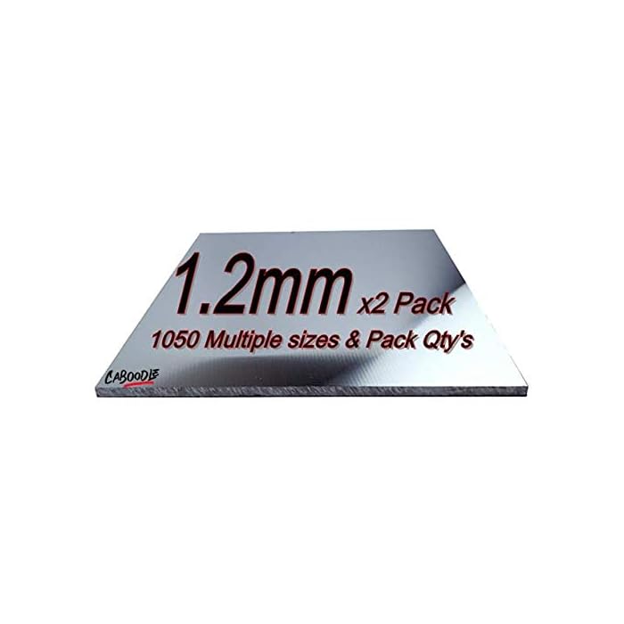 Caboodle Aluminium Sheet Plate 1.2mm 1050 - 5x10x1.2mm