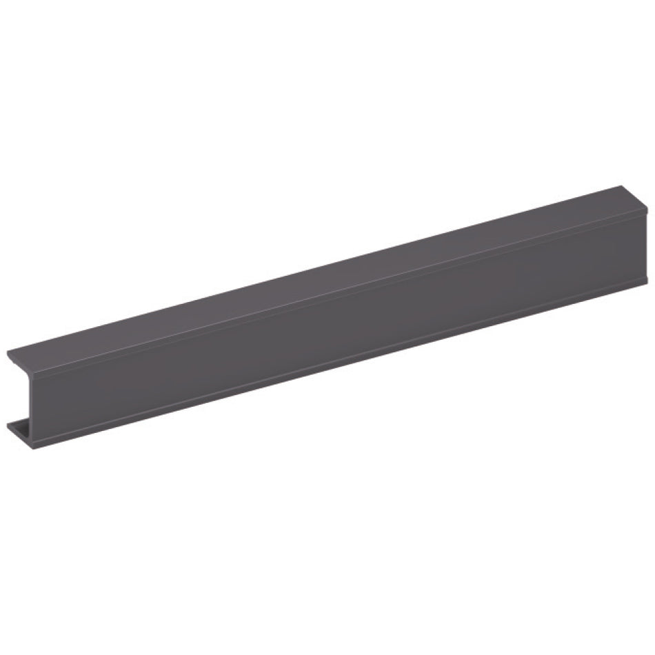 Italiana Ferramenta Aluminium profile for KIARO L.550mm Gunmetal V52