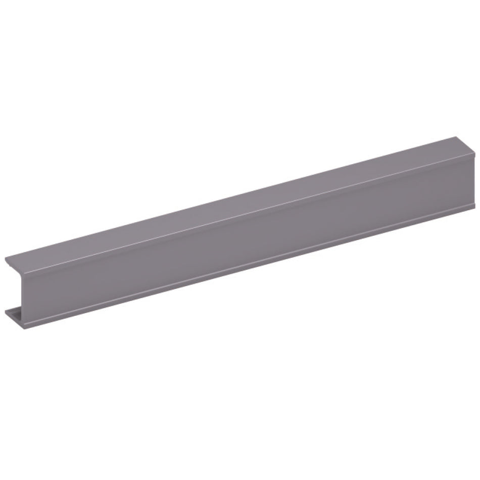 Italiana Ferramenta Aluminium profile for KIARO L.550mm T-Met 9007