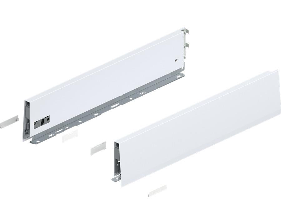 Blum MERIVOBOX K Height Drawer Sides Silk White 450mm 470K4502S