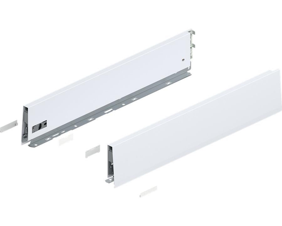 Blum MERIVOBOX K Height Drawer Sides Silk White 500mm 470K5002S