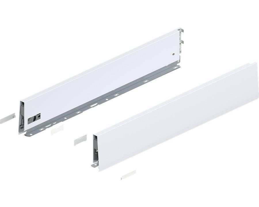 Blum MERIVOBOX K Height Drawer Sides Silk White 550mm 470K5502S