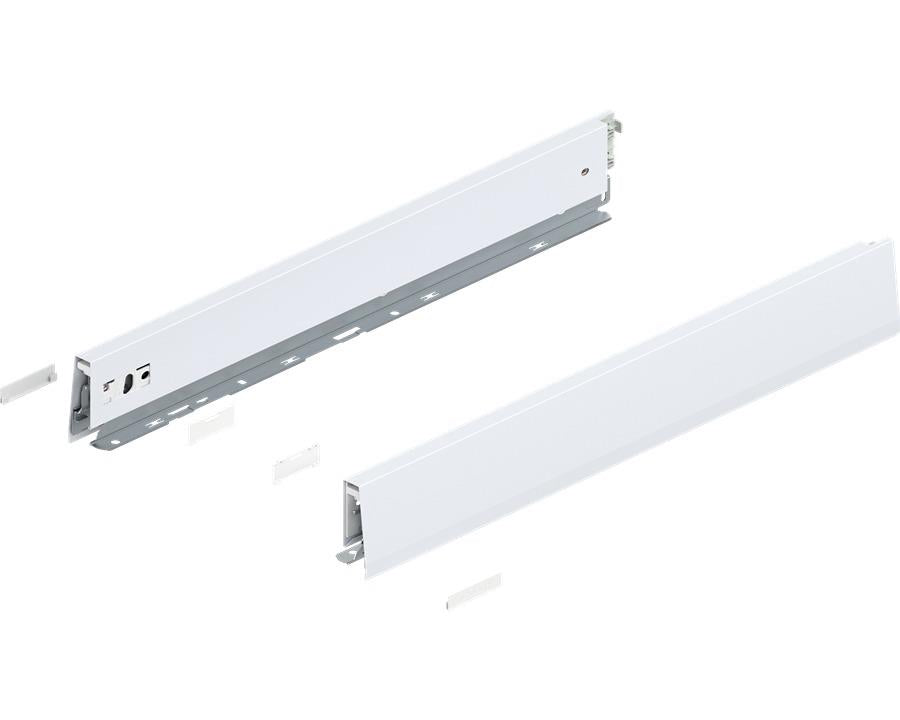 Blum MERIVOBOX M Height Drawer Sides Silk White 500mm 470M5002S