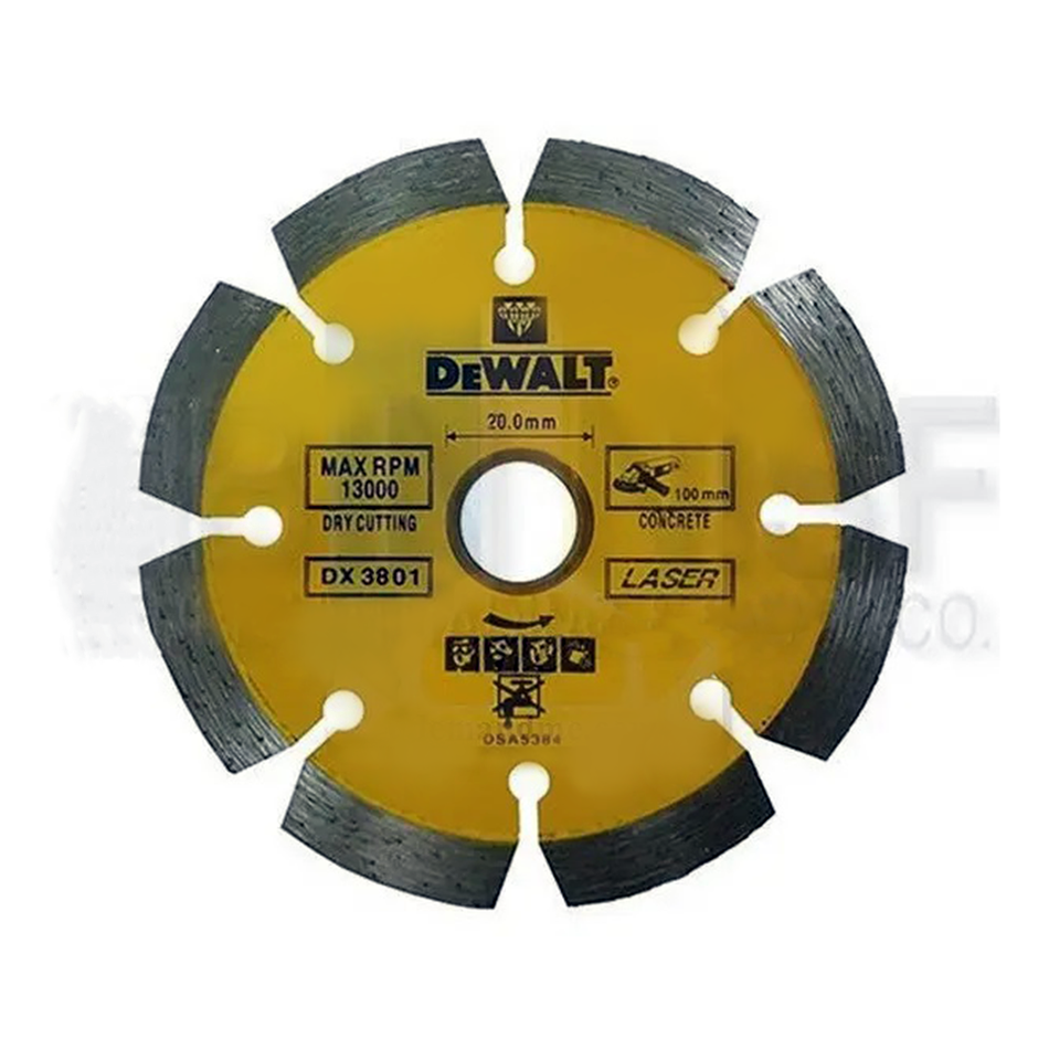 Dewalt Laser Segmented Blades / Marble And Granite DX3881