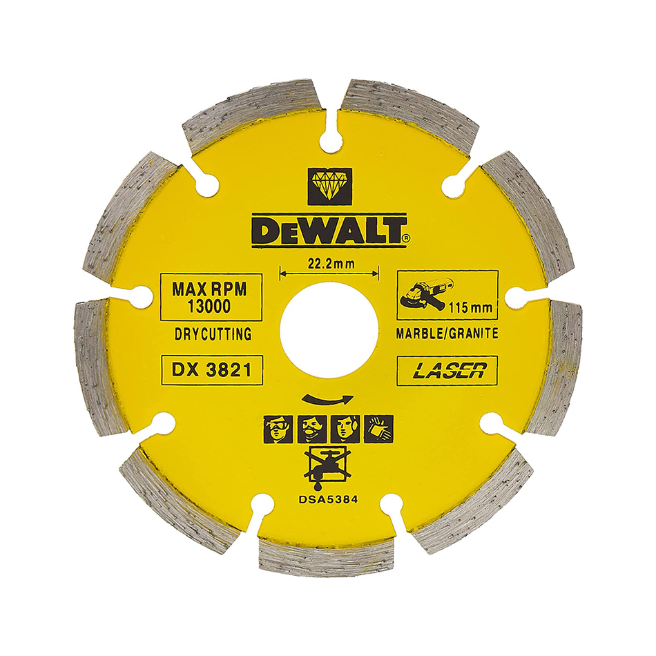 Dewalt Laser Segmented Blades DX3821