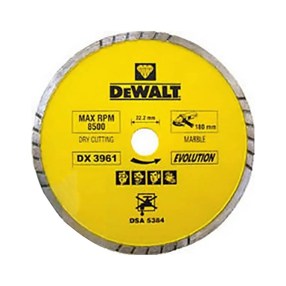 Dewalt Laser Blades Evolution Hybrid Rim Blades / Marble And Granite  DX3961