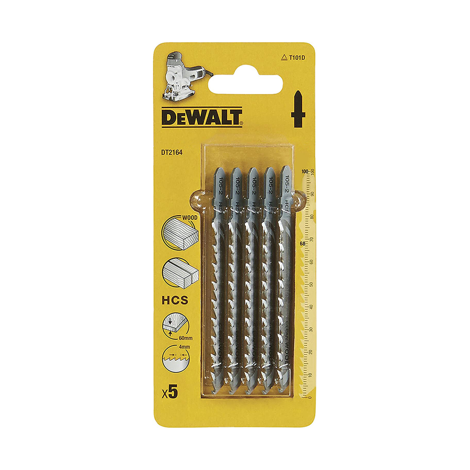 Dewalt Jig Saw Blade T Shank 68mm Pack of 5