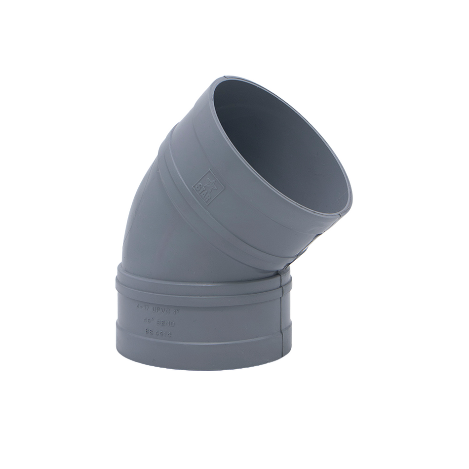 Era UPVC Elbow 110mm x 45 Degree - Per Pcs