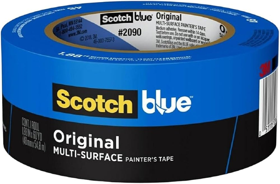 ScotchBlue Premium Masking Tape 48mm x 54.8m, 1 roll/pack