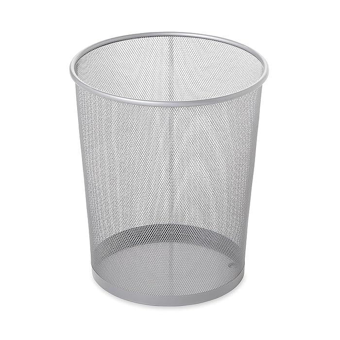 Rubbermaid Mesh Metal Trash Can 5-Gallon