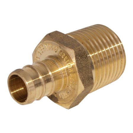 PEX Brass M-Adaptor (nipple) 16X2.2X1/2"