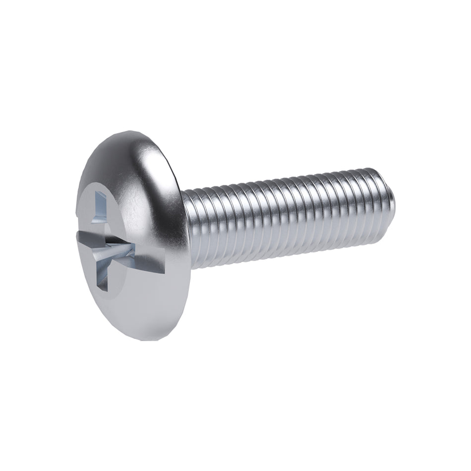 Italiana Ferramenta Dome screw with combi slot M5x25 Zk