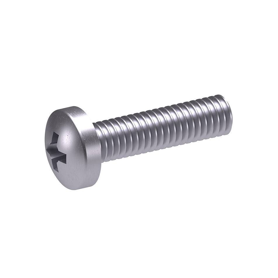 Italiana Ferramenta Pan head screw M5x12mm Zink